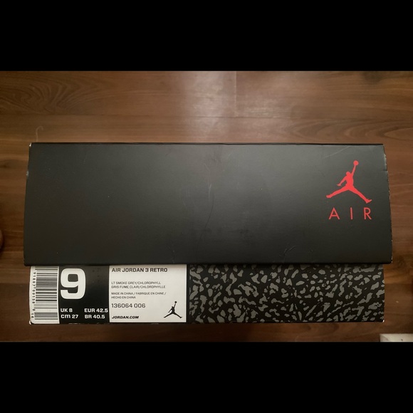 (SOLD!!) Jordan 3 Retro “Chlorophyll“ - Picture 2 of 4